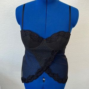 Black “Sexy Little Thing” lingerie.